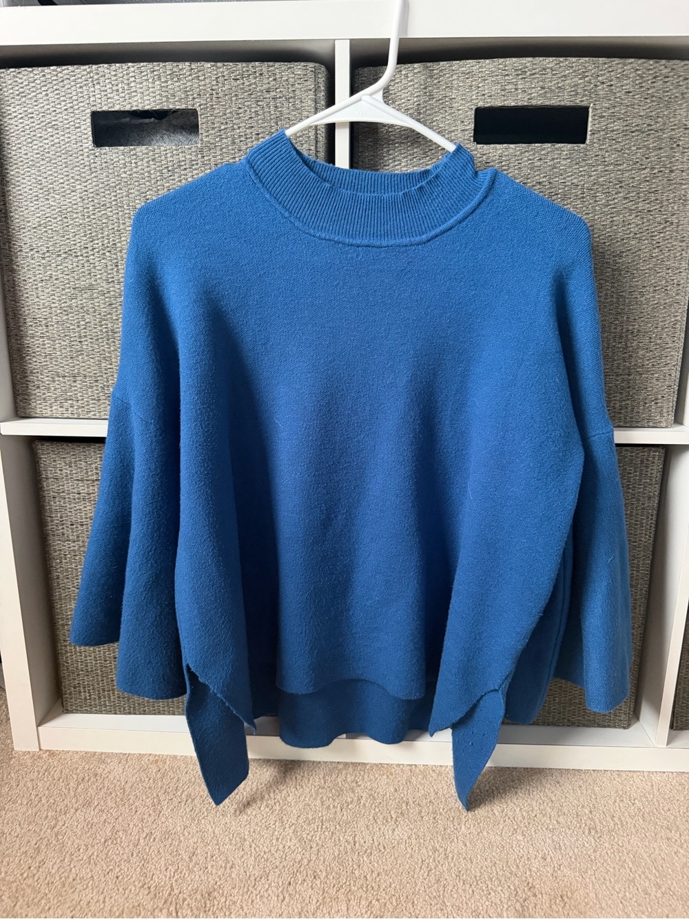 Zenana Women's Funnel Neck Knit Sweater Medium